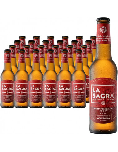 LA SAGRA Lager - Botella 24x33cl -...