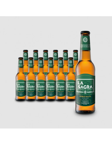 LA SAGRA doble malta 1/3 PACK 12
