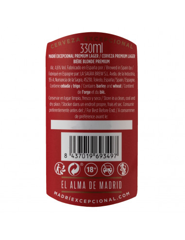 Madrí Excepcional 1/3 PACK 24