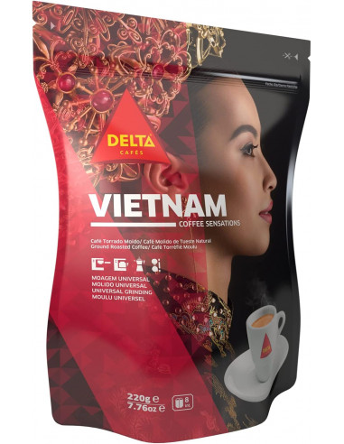 Café Vietnam Delta molido pack 220gr
