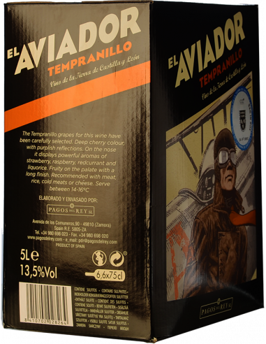 Bag in box 5 litros tinto AVIADOR