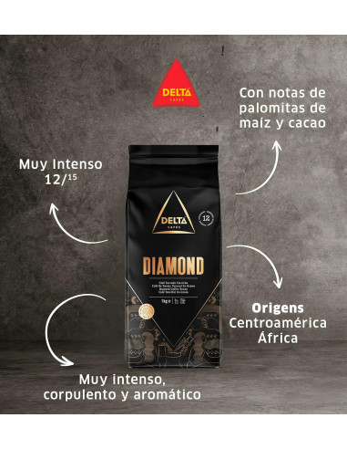 Café Delta Diamante natural grano kilo
