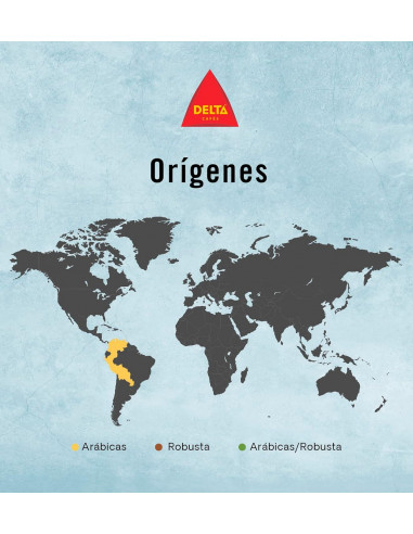 Café Delta Colombia natural grano kilo